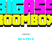 Tablet Screenshot of bigassboombox.com